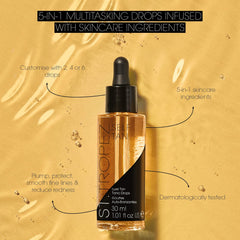 St.Tropez dropper detail releasing tanning droplet for precise dosing
