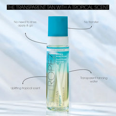 St.Tropez clear mousse texture close-up for quick-dry finish