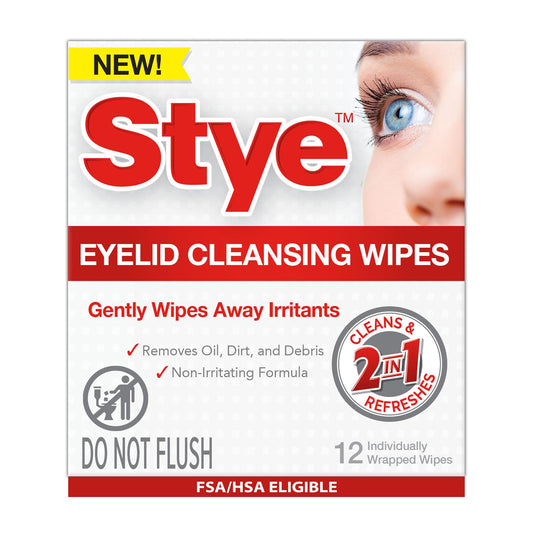 Stye front packaging showing product and count for quick identification and trust