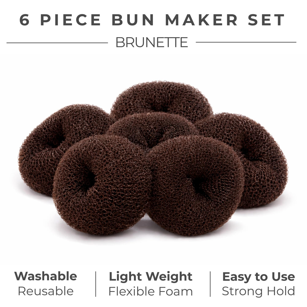 Styla Hair close-up of nylon-covered bun sponge showing soft texture and grip
