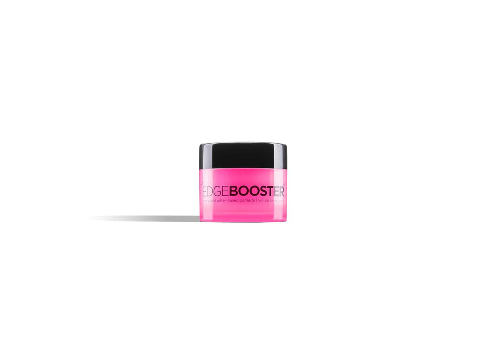Style Factor EDGEBOOSTER next to passport and keys showing travel-ready 0.85 oz convenience benefit