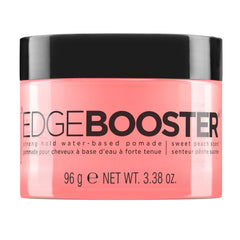Style Factor jar front packaging showing Sweet Peach and strong-hold benefit