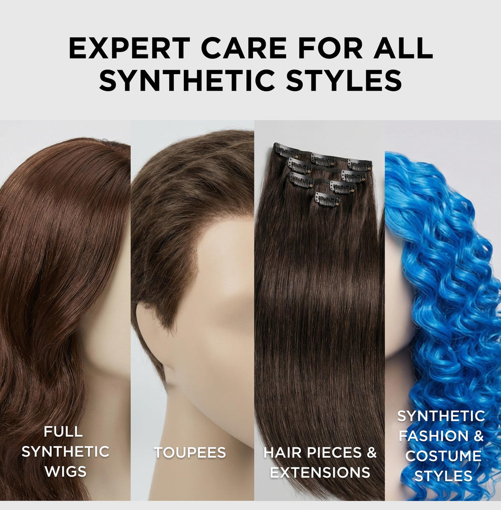 Style Factor detangling action on synthetic fiber for smoother combing