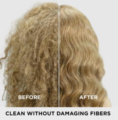 Style Factor pouring shampoo showing gentle lather for safe cleansing