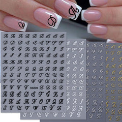 STZPRONAIL peeling a letter decal with tweezers for precise placement and faster application