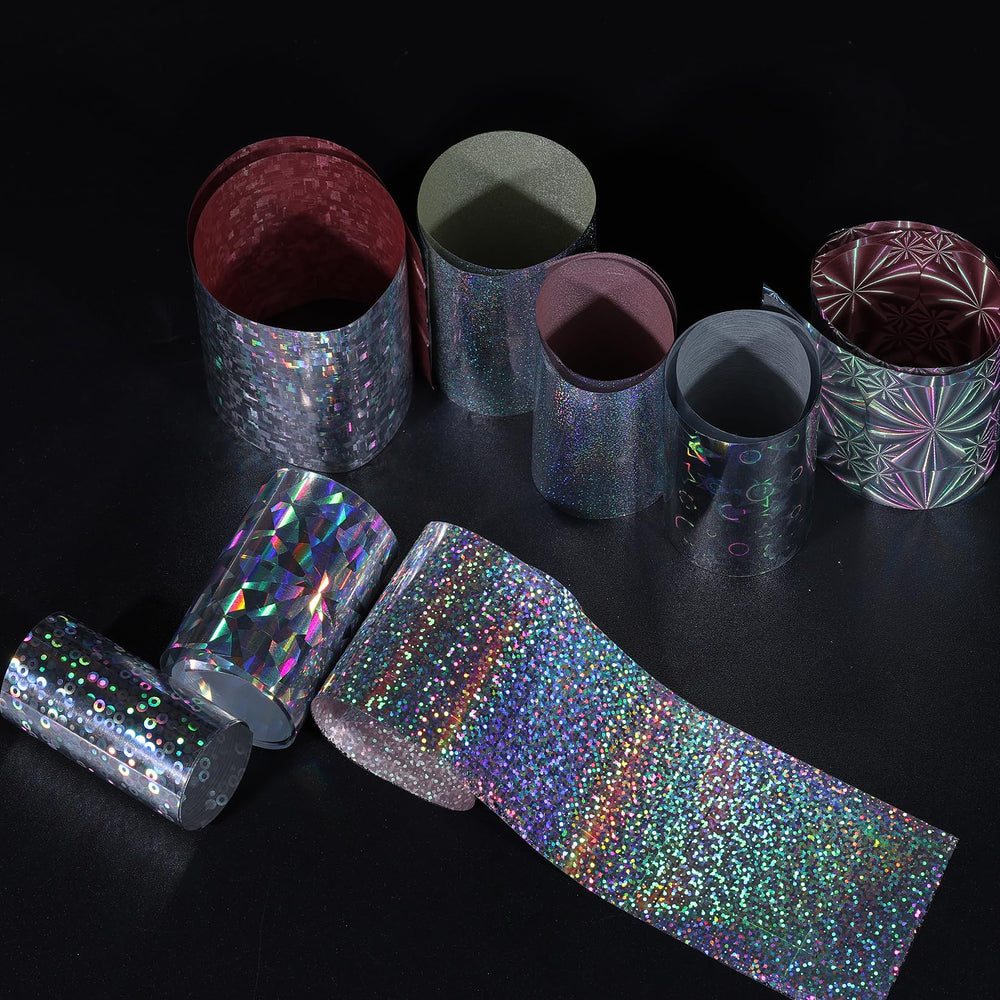 STZPRONAIL starry sky sheet with tiny stars and gradient shimmer for night-themed manicures
