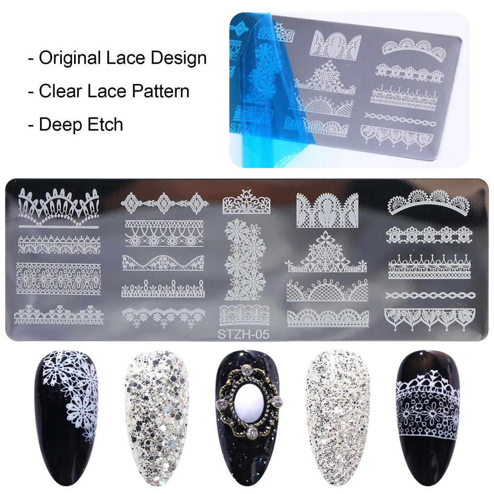 STZPRONAIL French-tip plate layout highlighting tip guide options