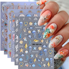 STZPRONAIL front packaging showing six sheets and ocean icons for convenient selection