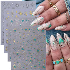 STZPRONAIL festival manicure styled nails highlighting bold boho sparkle
