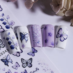 STZPRONAIL lifestyle image of woman with butterfly manicure showcasing wearable style