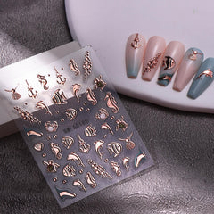 STZPRONAIL sticker sheet next to a coin to show compact size and portability