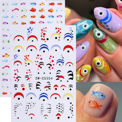 STZPRONAIL stickers on fingertip to show scale and fit for accurate placement