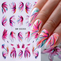 STZPRONAIL sticker adhered to cured gel nail demonstrating strong adhesion benefit