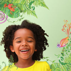 Dry defined curls after Suave Kids cream showing reduced frizz and bounce