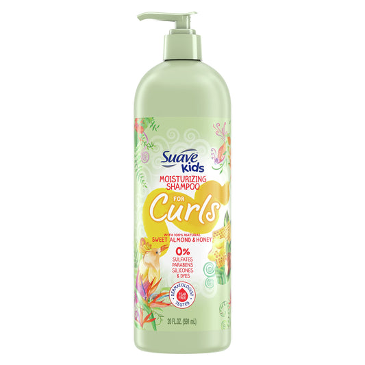 Suave front label showing product name and curl benefits