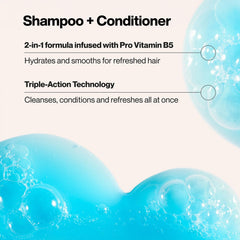 Suave two-piece set styled in a bathroom showing organized grooming and space-saving benefit