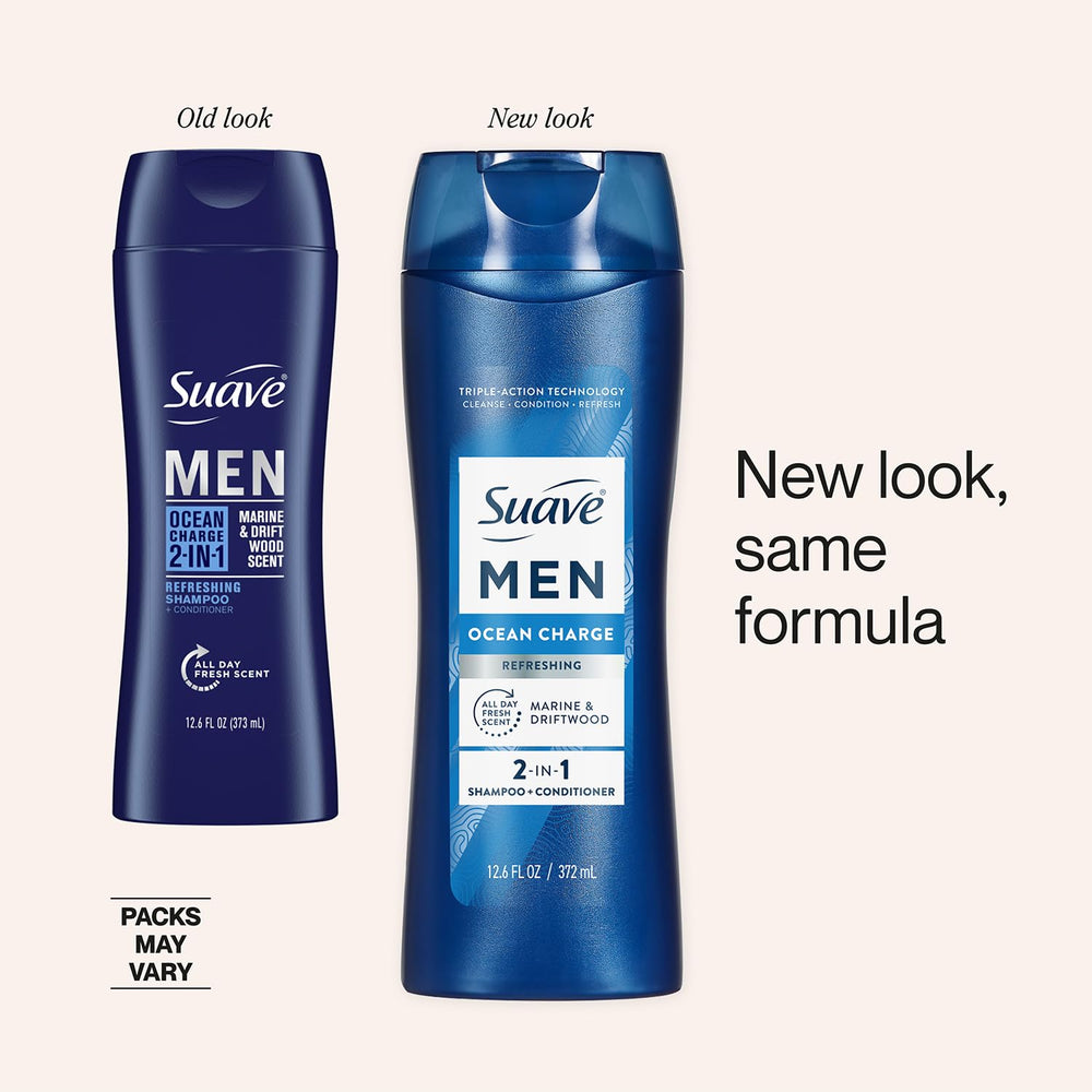 Suave close-up of shampoo pouring texture showing smooth lather and easy rinsing benefit