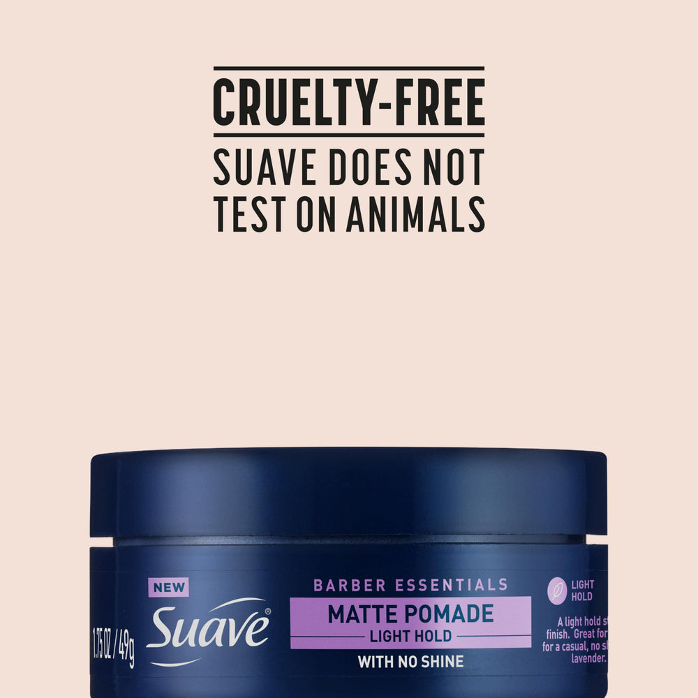 suave pomade rinse-out demonstration under water, easy-wash benefit