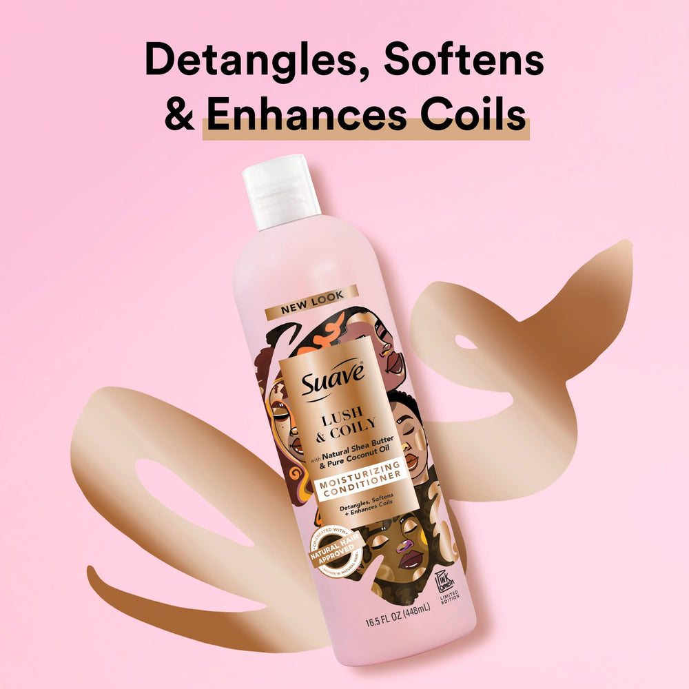 Suave Professionals label close-up highlighting ingredients and design
