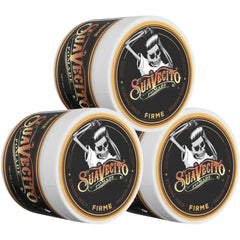 Suavecito front tin showing brand and strong-hold labeling for confidence