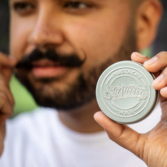 Suavecito tin with Made in USA on label emphasizing domestic manufacturing