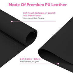 SUBAY close-up microfiber leather texture highlighting soft comfortable touch