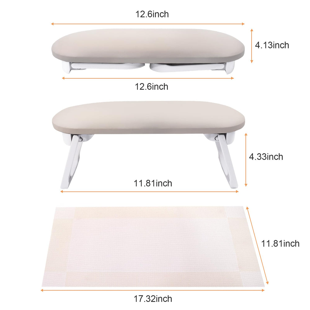 SUBAY folded arm rest inside a bag illustrating portability and convenient transport