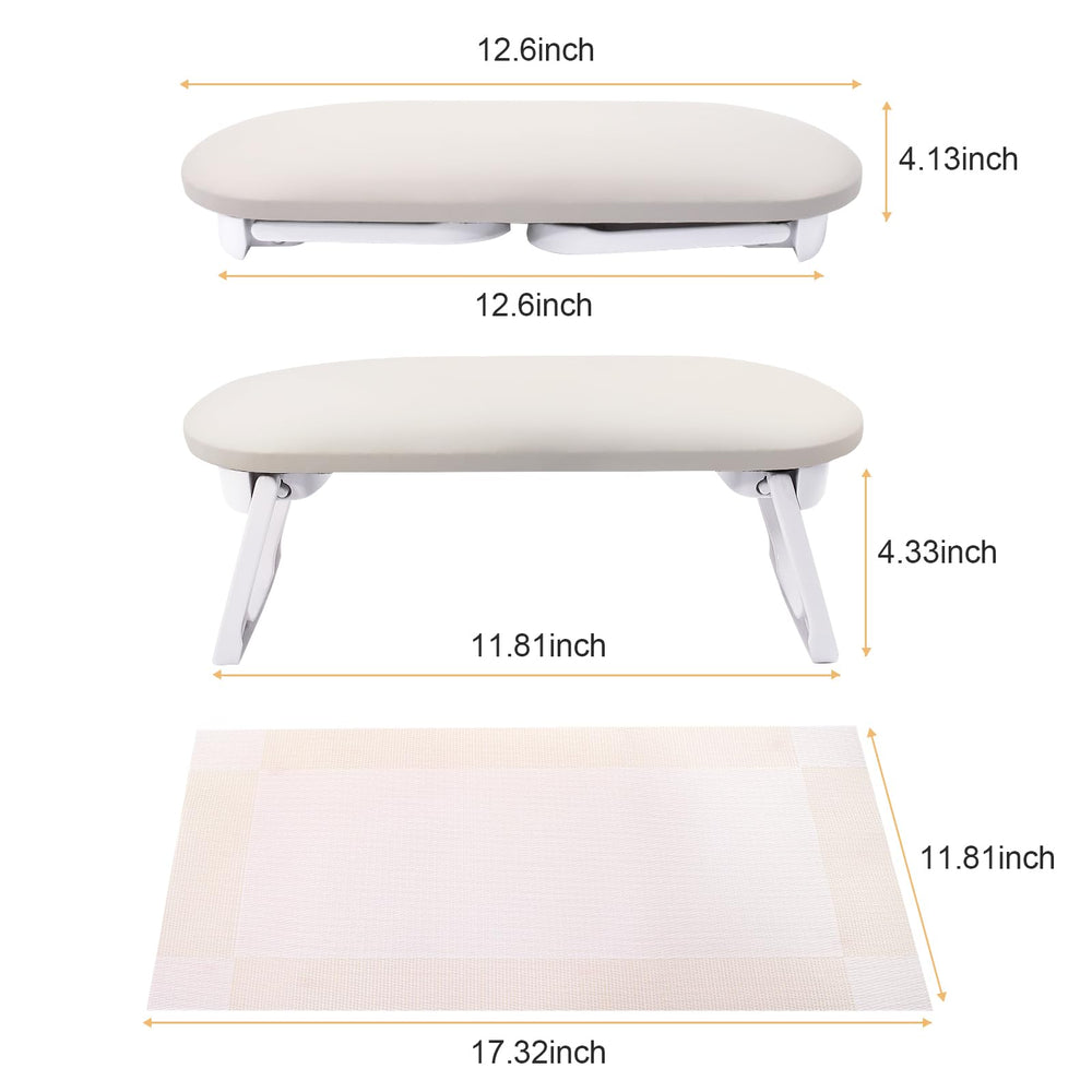 SUBAY table mat and arm rest edge detail protecting work surface and grip