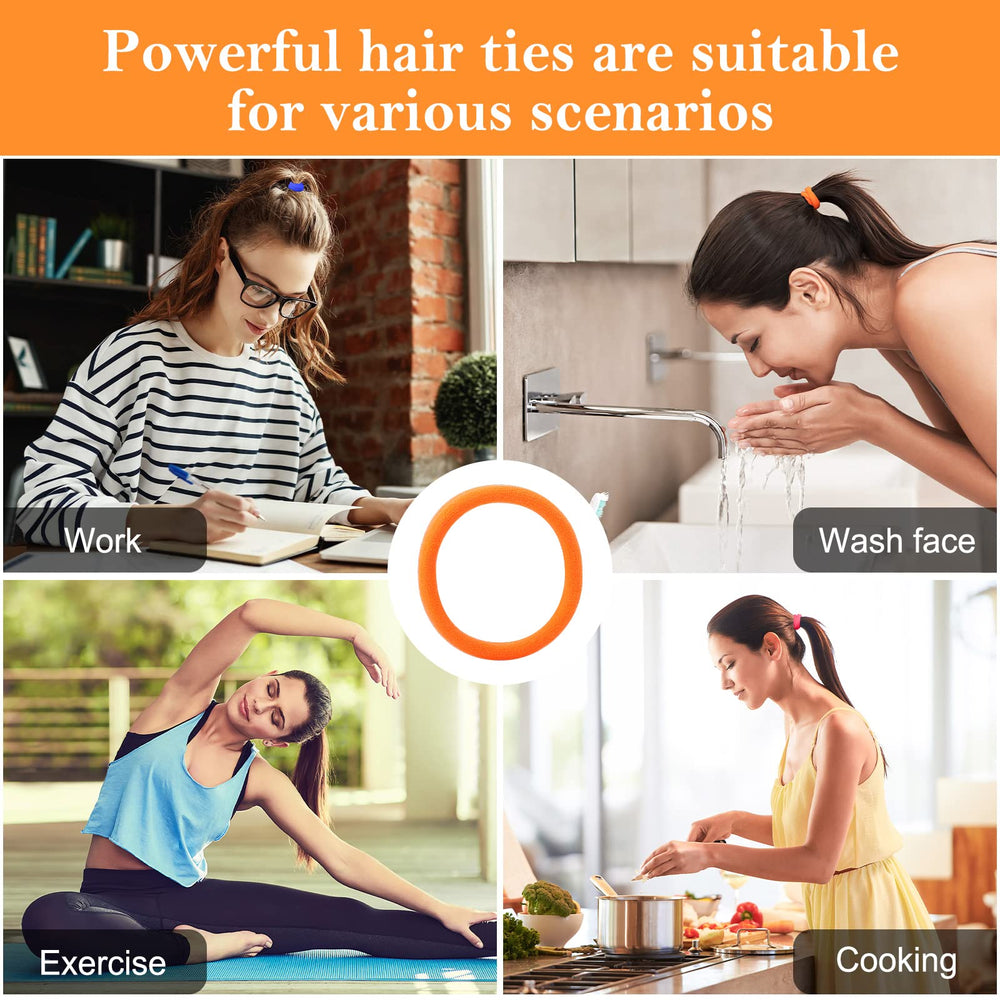 Sublaga hair tie holding a high ponytail for secure all-day wear