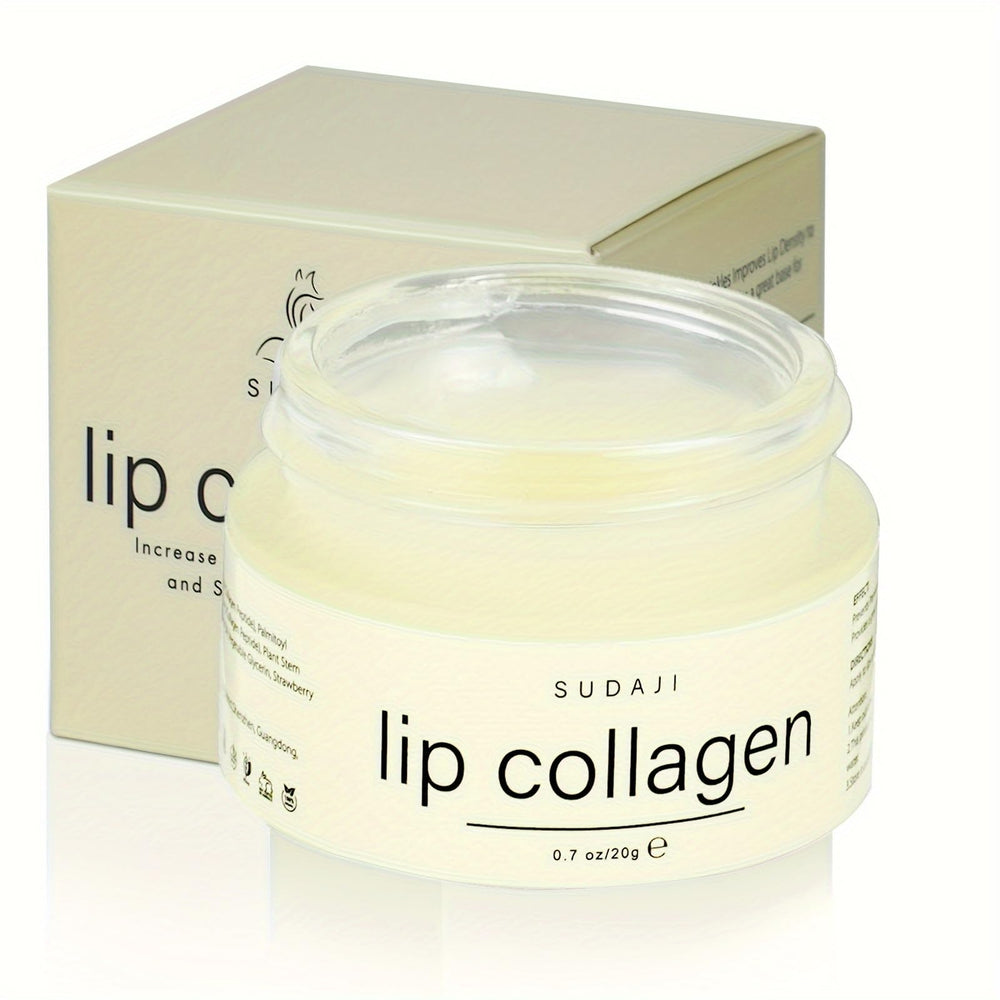 SUDAJI front jar lip mask showing label and 0.7oz size for clear identification