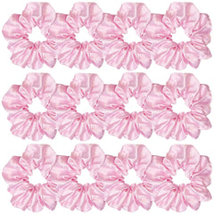 sufermoe front packaging showing 12 light pink scrunchies and neat pack presentation benefit: easy gifting