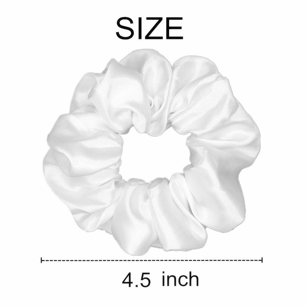 Sufermoe scrunchie worn in high ponytail demonstrating secure hold and sleek look