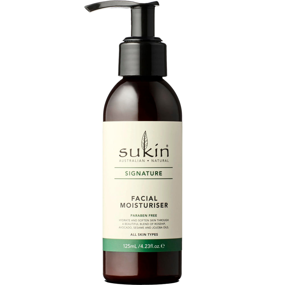 Sukin front tube showing product name and size benefits hydration