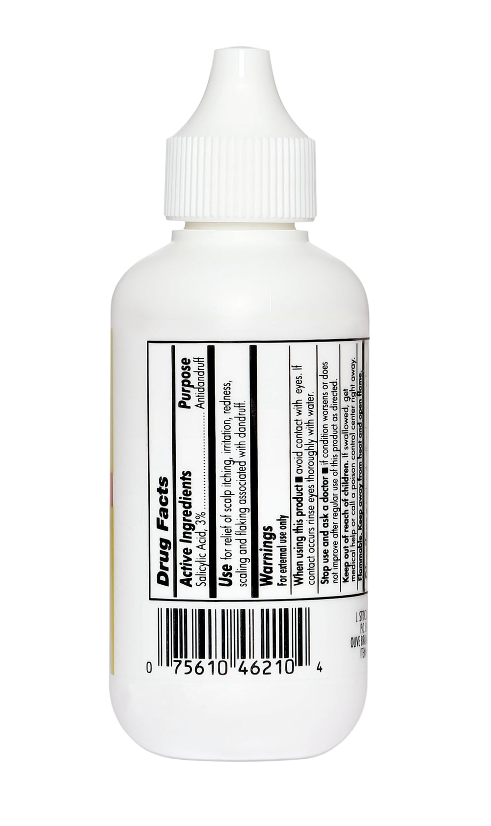 SULFUR8 applicator close-up targeting scalp between braids for precise treatment benefit