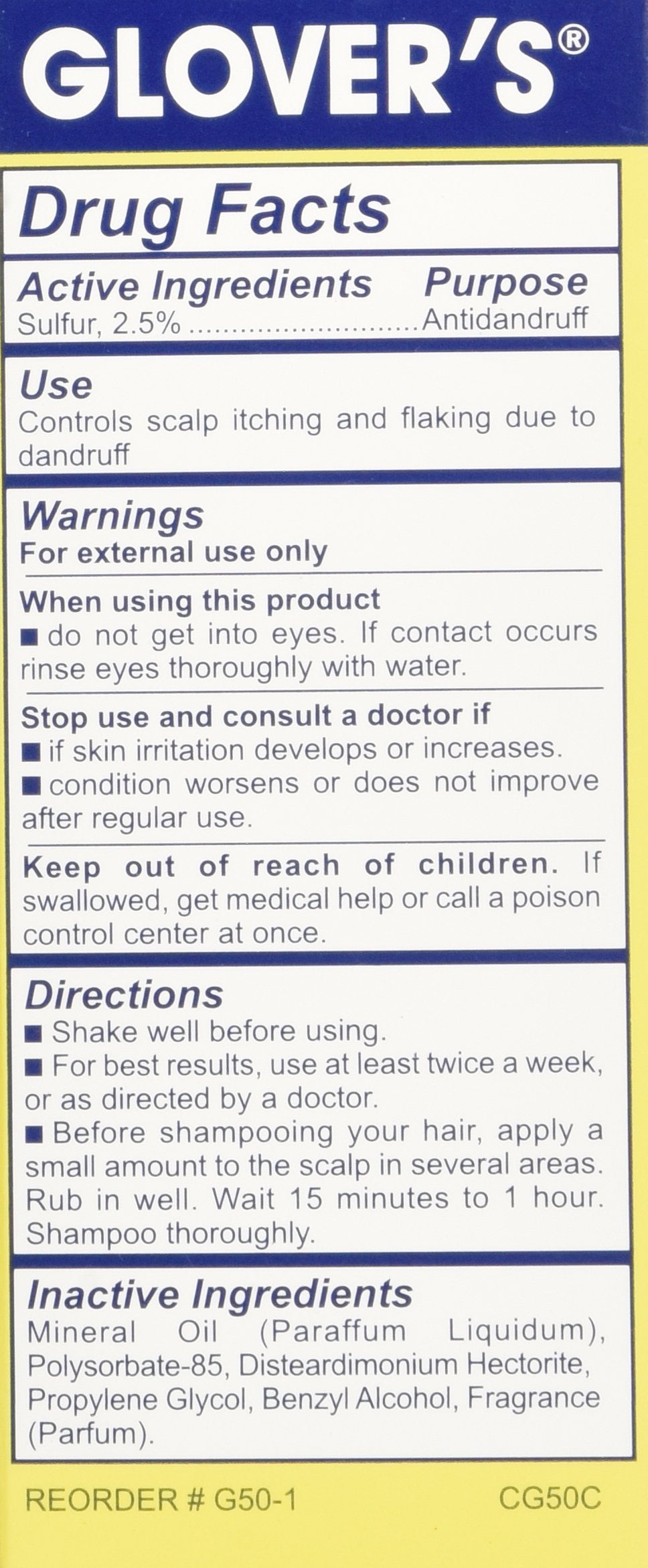SULFUR8 Glovers applied in hand demonstrating easy targeted use