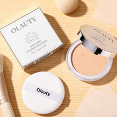 Sulily model finished makeup showing matte oil-control and natural coverage