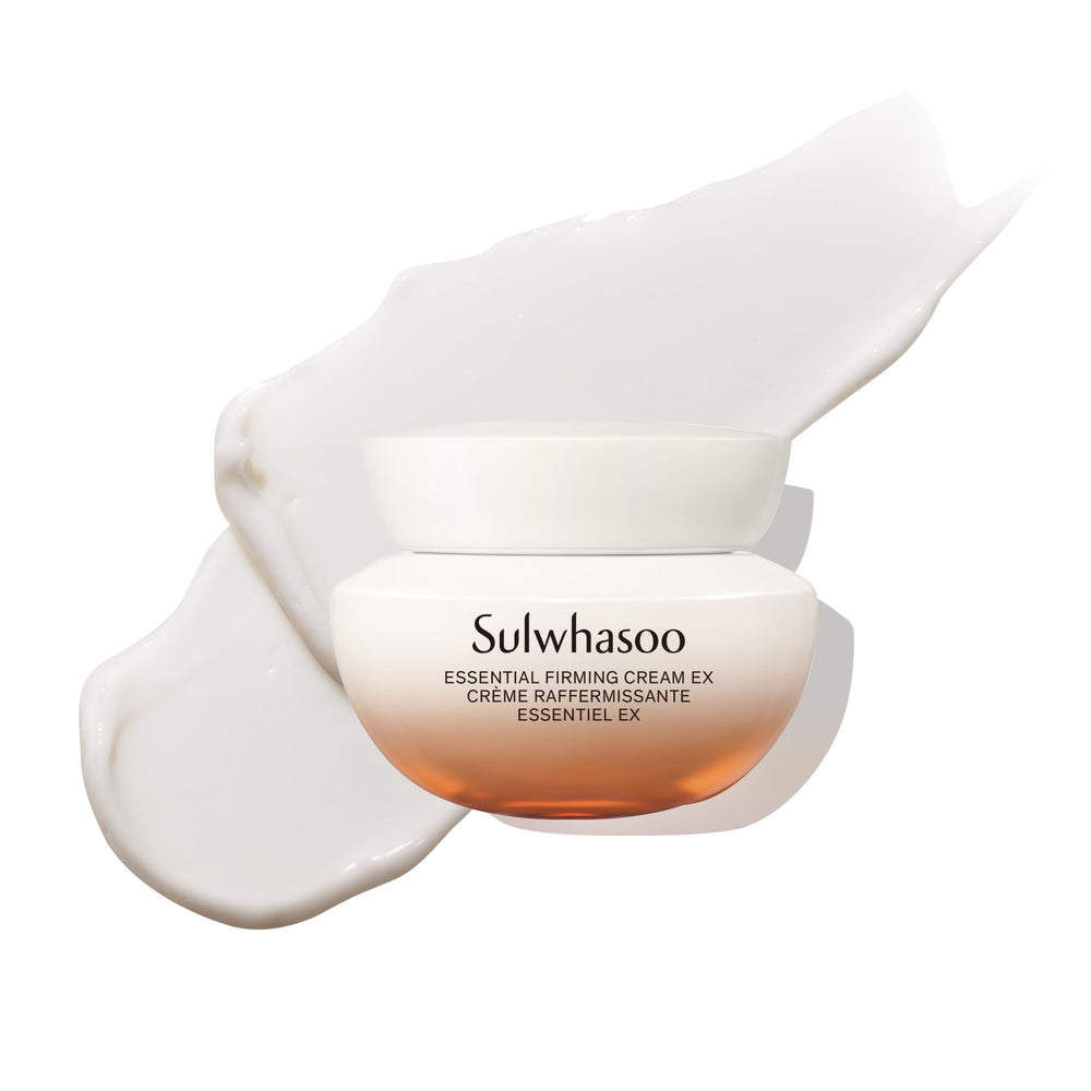 Sulwhasoo jar front view showing premium packaging and travel-friendly benefit