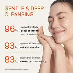 Sulwhasoo pump detail showing easy dispense for controlled cleansing amount