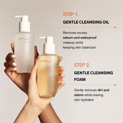 Sulwhasoo bottle next to everyday items showing jumbo size advantage