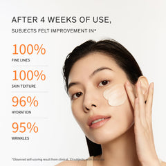 Sulwhasoo open jar with product on fingers, illustrates easy scoopability and nourishing feel