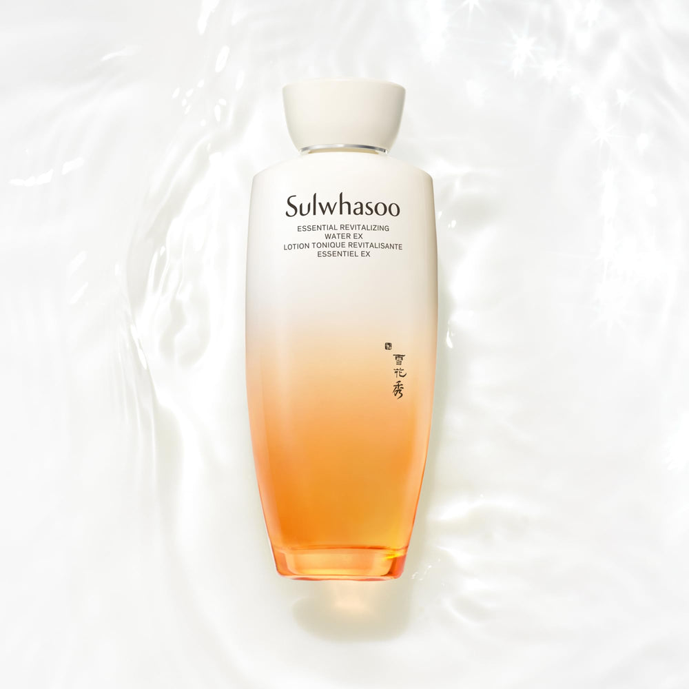 Sulwhasoo bottle held in hand for scale showing travel-friendly size advantage