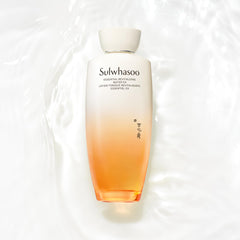 Sulwhasoo bottle held in hand for scale showing travel-friendly size advantage
