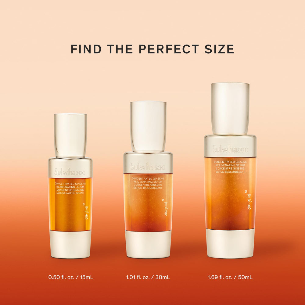 Sulwhasoo 0.5 fl oz bottle beside a coin for size and travel convenience