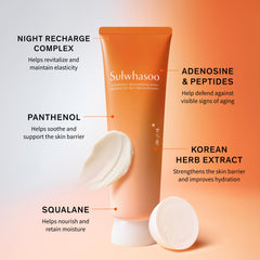 Sulwhasoo jar held in hand for scale, communicates 4.05 fl. oz. size and travel-friendly benefit