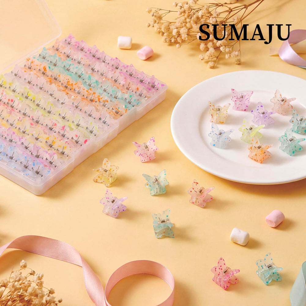 SUMAJU in-hand scale view, small 0.6-inch clips for precise styling