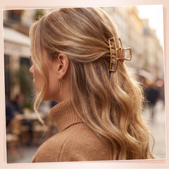 SUMAJU gold silver and black clips displayed to match different outfits