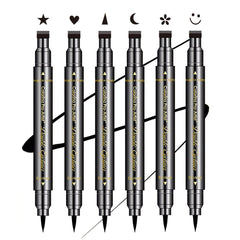 SUMEITANG front packaging showing six double-headed eyeliner pens and shapes for easy gifting