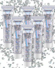 SUMEITANG front packaging showing six glitter gel pots and color variety