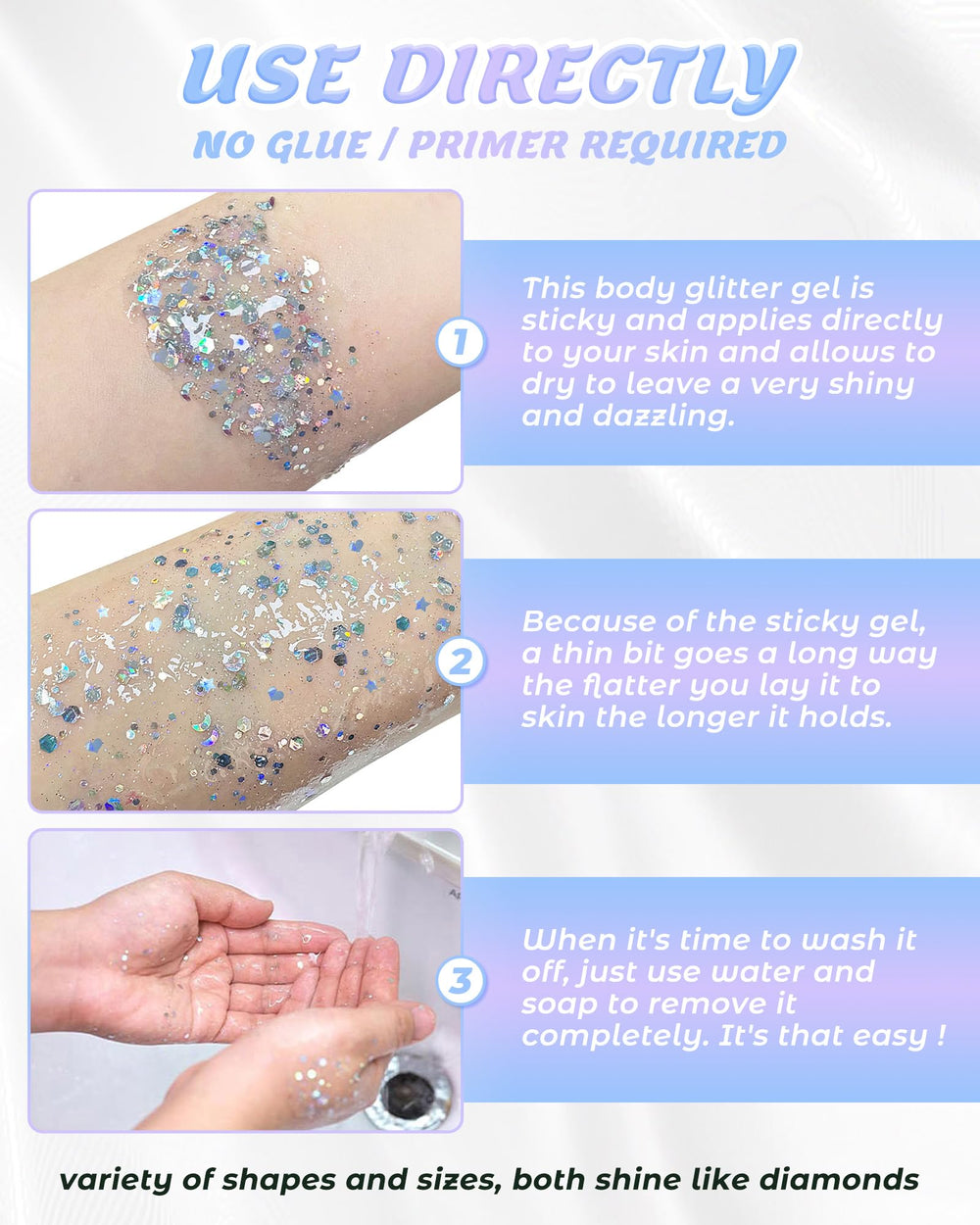 SUMEITANG blended shades swatch showing ombré mixing possibilities