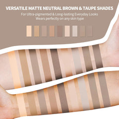 SUMEITANG swatches on skin in a row showing true-to-pan color and long-wear clarity